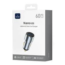 WIWU Nano USB- Fast Car Charger