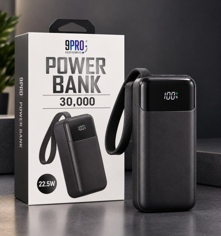 9PRO Power Bank 30,000mAh 22.5W