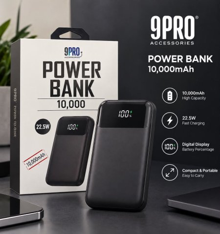 9PRO Power Bank 10,000mAh 22.5W